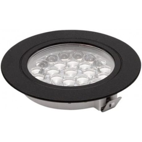 Vechline Corvus 2w Mini SMD Warm White LED Recessed Downlighter - Black