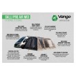 2024 Vango Galli Pro Mid Campervan Driveaway Air Awning - fits 215-255