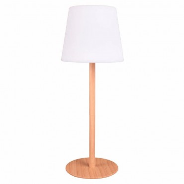 Vechline Shine LED Table Lamp - Wood Finish