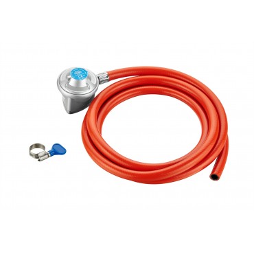 Cadac Regulator for 27mm Clip-on Valve (Patio Gas) with Hose