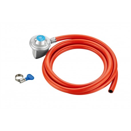 Cadac Regulator for 27mm Clip-on Valve (Patio Gas) with Hose