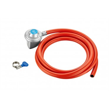 Cadac Regulator for 21mm Clip-on Valve (Butane) with Hose