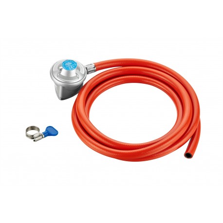 Cadac Regulator for 21mm Clip-on Valve (Butane) with Hose