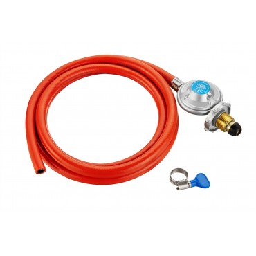 Cadac Regulator for Propane Screw-on POL Valve with Hose