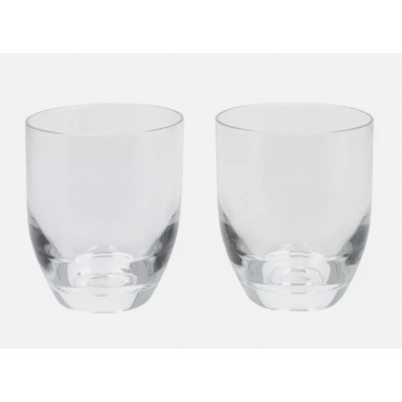 Clear Plastic Drinking Glass - Pack of Two