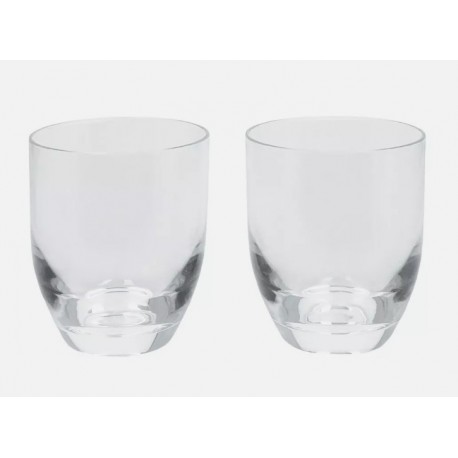 Clear Plastic Drinking Glass - Pack of Two