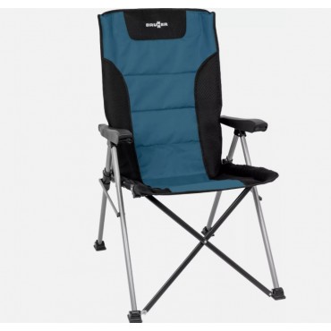 Brunner Raptor High Camping Chair - Black/Blue