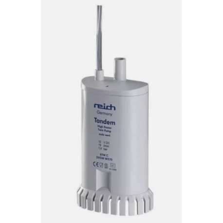 Reich 19L Twin Submersible Pump 12V 1.4 Bar