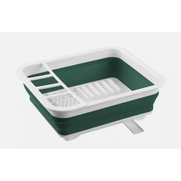 Compact Space Dish Drainer with Drain